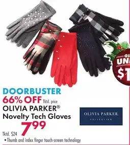 Boscov's OLIVIA PARKER Novelty Tech Gloves offer