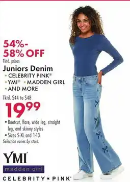 Boscov's Juniors Denim offer