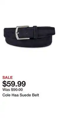 Nordstrom Cole Haa Suede Belt offer