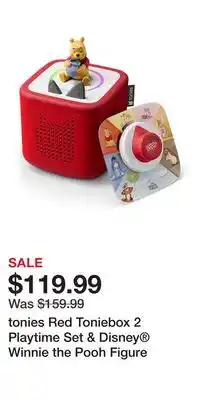 Nordstrom tonies Red Toniebox 2 Playtime Set & Disney Winnie the Pooh Figure offer