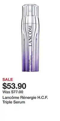 Nordstrom Lancôme Rénergie H.C.F. Triple Serum offer