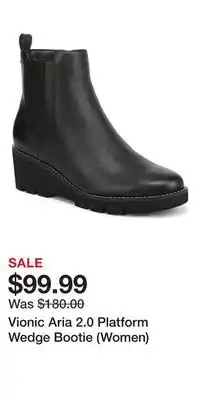Nordstrom Vionic Aria 2.0 Platform Wedge Bootie (Women) offer