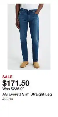 Nordstrom AG Everett Slim Straight Leg Jeans offer