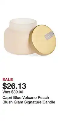 Nordstrom Capri Blue Volcano Peach Blush Glam Signature Candle offer