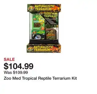 Petsmart Zoo Med Tropical Reptile Terrarium Kit offer