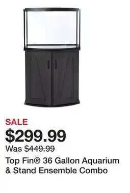 Petsmart Top Fin 36 Gallon Aquarium & Stand Ensemble Combo offer