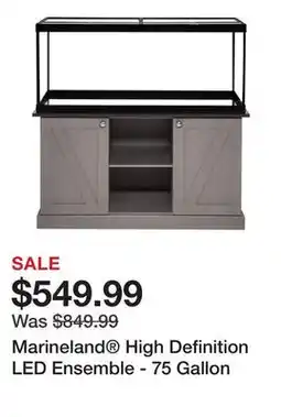 Petsmart Marineland High Definition LED Ensemble - 75 Gallon offer