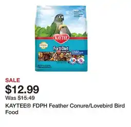 Petsmart KAYTEE FDPH Feather Conure/Lovebird Bird Food offer