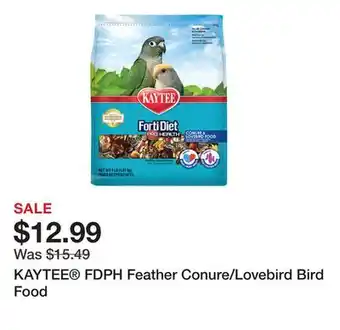 Petsmart KAYTEE FDPH Feather Conure/Lovebird Bird Food offer