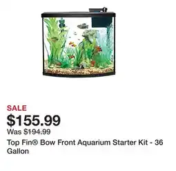 Petsmart Top Fin Bow Front Aquarium Starter Kit - 36 Gallon offer