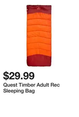 Dick's Sporting Goods Quest Timber Adult Rec Sleeping Bag offer