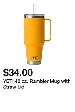 Dick's Sporting Goods YETI 42 oz. Rambler Mug with Straw Lid offer