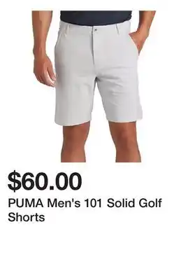 Dick's Sporting Goods PUMA Men's 101 Solid Golf Shorts offer