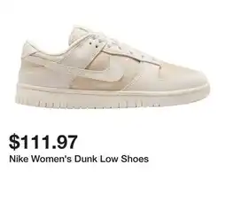 Dick's Sporting Goods Nike Women's Dunk Low Shoes offer