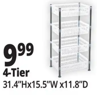 Ocean State Job Lot 4-Tier All Purpose Shelves offer