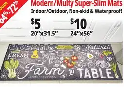 Ocean State Job Lot Doormats offer