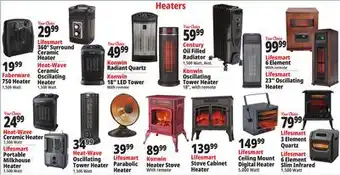 Ocean State Job Lot Heaters offer