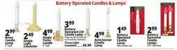 Ocean State Job Lot LED Candles offer