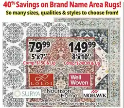 Ocean State Job Lot Area Rugs offer
