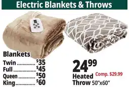 Ocean State Job Lot Electric Blankets & Throws offer