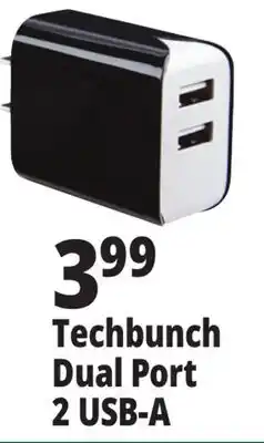 Ocean State Job Lot TechBunch Dual USB Wall Charger offer