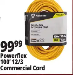 Ocean State Job Lot Powerflex 100' 12/3 Commercial Cord offer