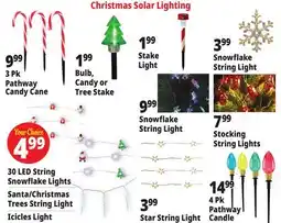 Ocean State Job Lot Christmas Solar Lighting offer