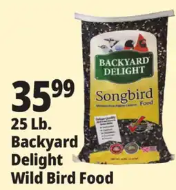 Ocean State Job Lot Backyard Delight Songbird Food 25 lbs offer