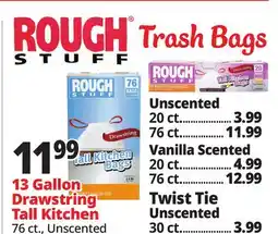 Ocean State Job Lot Rough Trash Bags offer