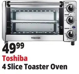Ocean State Job Lot Toshiba 4-Slice Stainless Steel Toaster Oven offer