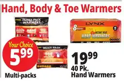 Ocean State Job Lot hand & Body Warmers offer