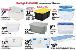Ocean State Job Lot Storage Totes offer