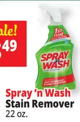 Ocean State Job Lot Spray 'n Wash Stain Remover offer