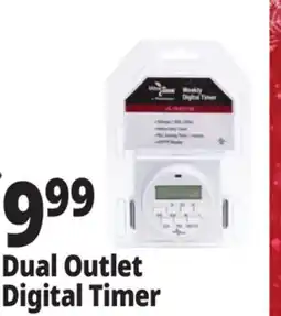 Ocean State Job Lot Dual Outlet Digital Timer offer