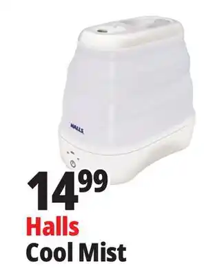 Ocean State Job Lot HALLS Collapsible Cool Mist Humidifier offer