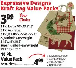 Ocean State Job Lot Christmas Gift Bags offer