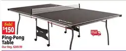 Ocean State Job Lot Redline Regulation Table Tennis Game offer