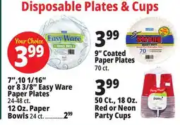 Ocean State Job Lot Paper Plates & Cups offer