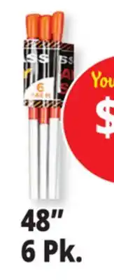 Ocean State Job Lot 48 Fiberglass Driveway Stakes 6 Count offer