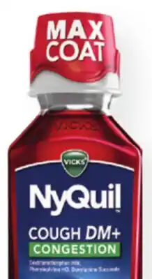 Ocean State Job Lot Vicks NyQuil Cough DM+ Congestion Relief Maximum Strength offer