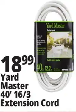 Ocean State Job Lot Yard Master 40' 16/3 Extension Cord offer