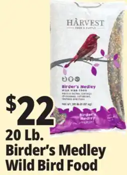Ocean State Job Lot Harvest Birder's Medley Wild Bird Food 20 lbs offer