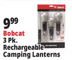 Ocean State Job Lot Bobcat 3 Pk. Rechargeable Camping Lanterns offer