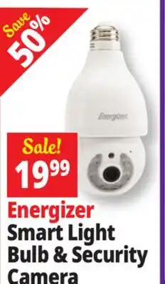 Ocean State Job Lot Energizer Smart Light Bulb & Security Camera offer