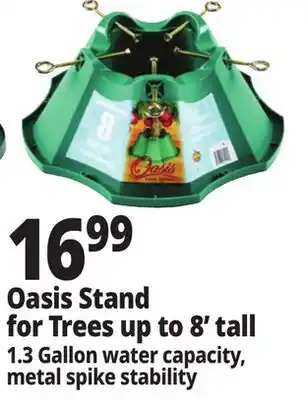 Ocean State Job Lot Oasis 8' Christmas Tree Stand 1.3 Gal offer