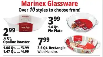 Ocean State Job Lot Marinex Glassware offer