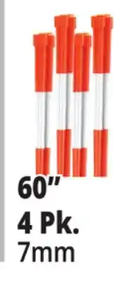 Ocean State Job Lot 60 Fiberglass Driveway Marker 4 Count offer