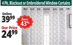 Ocean State Job Lot Window Curtains offer