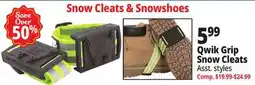 Ocean State Job Lot Qwik Grip Snow Cleats offer