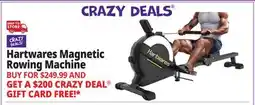 Ocean State Job Lot Hartwares Magnetic Rowing Machine offer